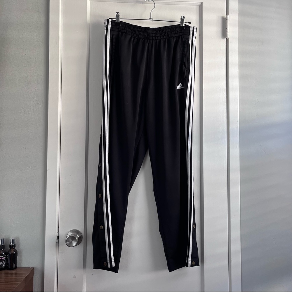 adidas Black Tearaway Pants